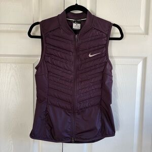 Nike Aeroloft 800 Running Vest Noble Purple Goose Down XS Gorpcore Packable Puff